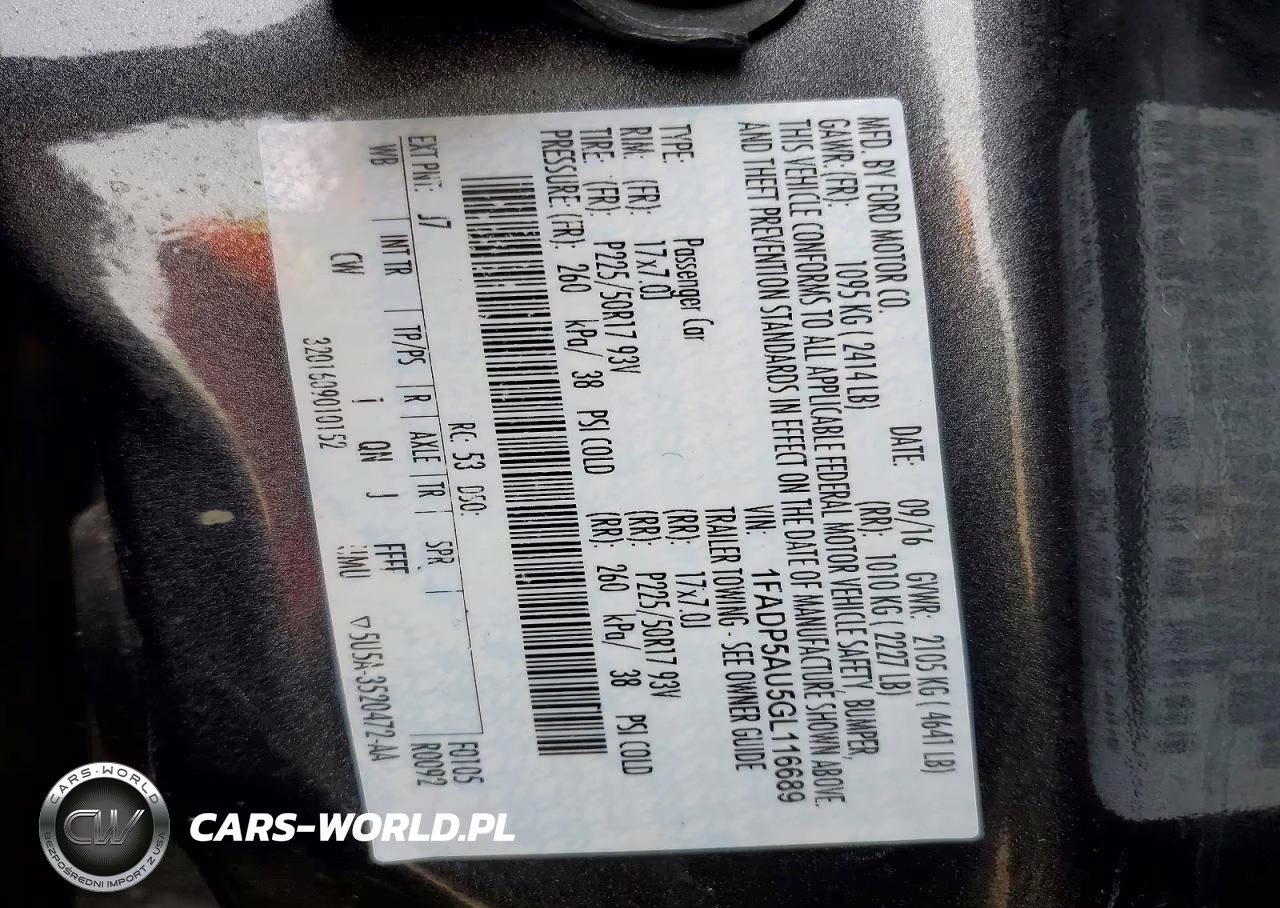 2016 Ford C-Max Se VIN:1FADP5AU5GL116689 - 13