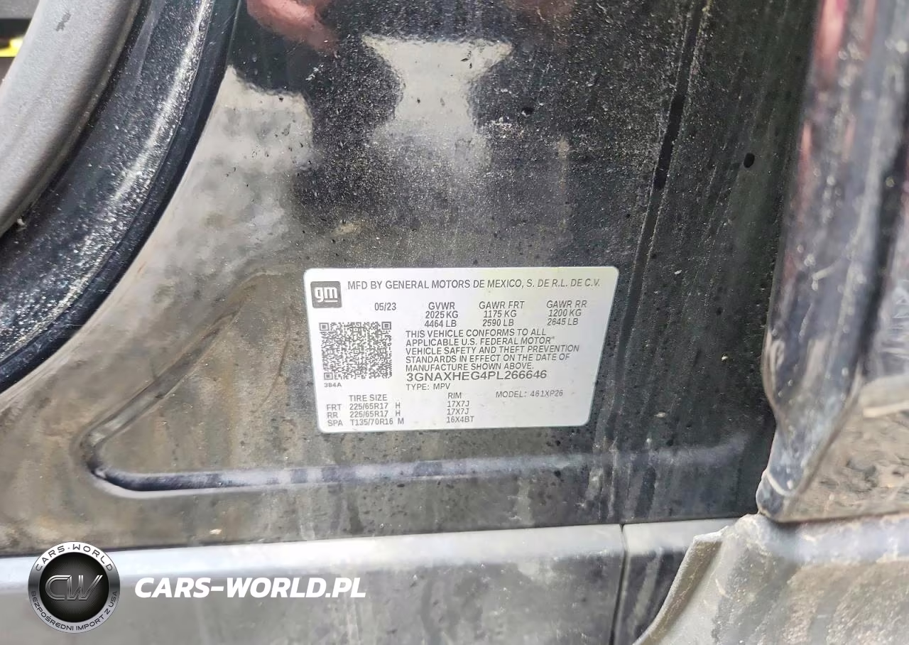 2023 Chevrolet Equinox Ls VIN:3GNAXHEG4PL266646 - 14