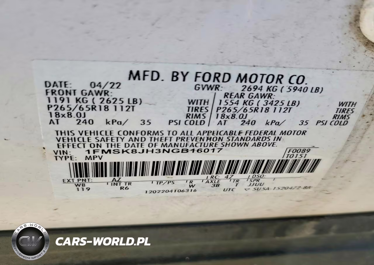 2022 Ford Explorer Timberline VIN:1FMSK8JH3NGB16017 - 13