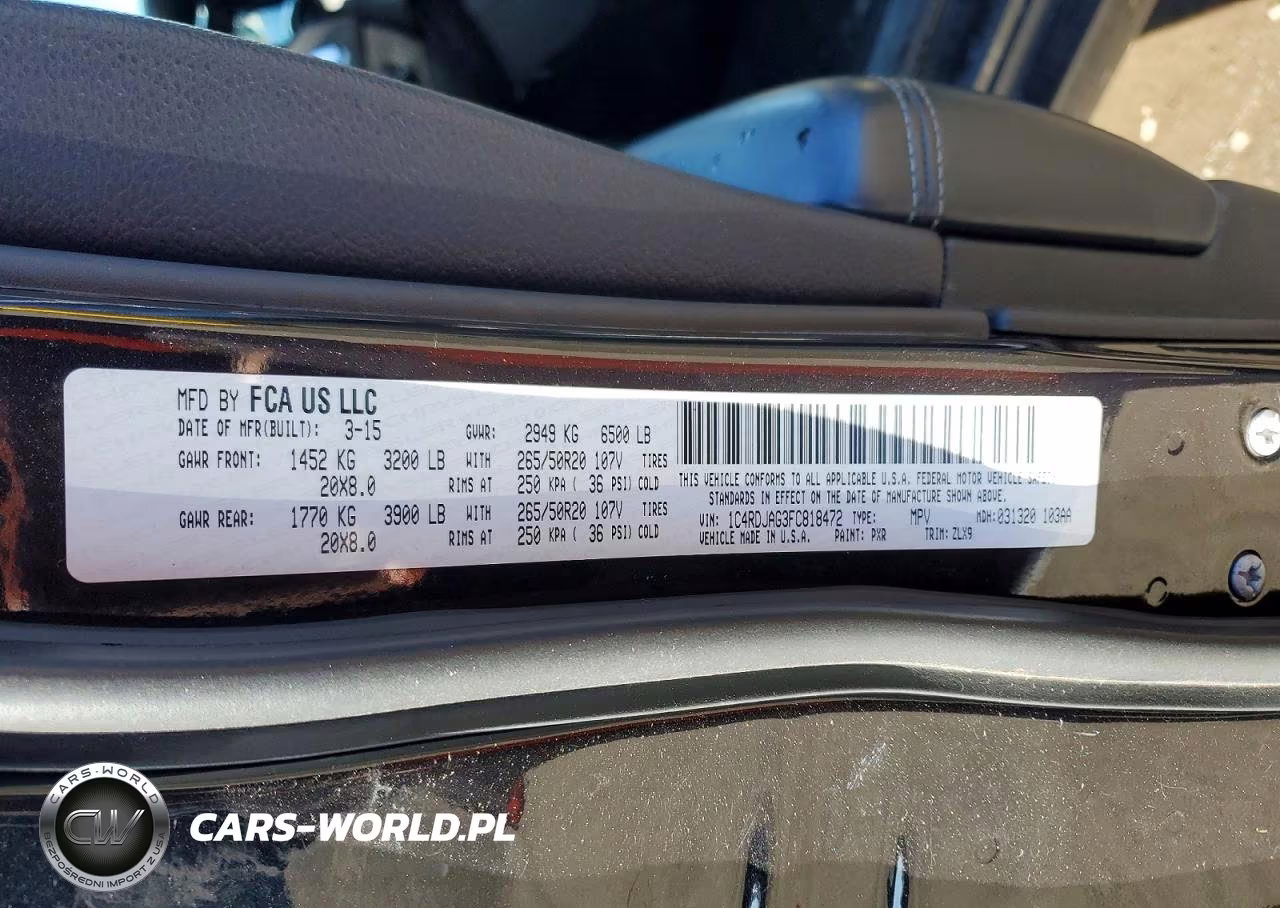 2015 Dodge Durango Sxt VIN:1C4RDJAG3FC818472 - 13