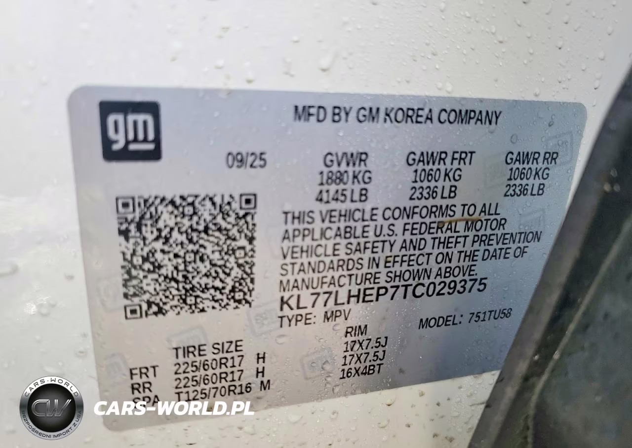 2026 Chevrolet Trax 1Lt VIN:KL77LHEP7TC029375 - 13