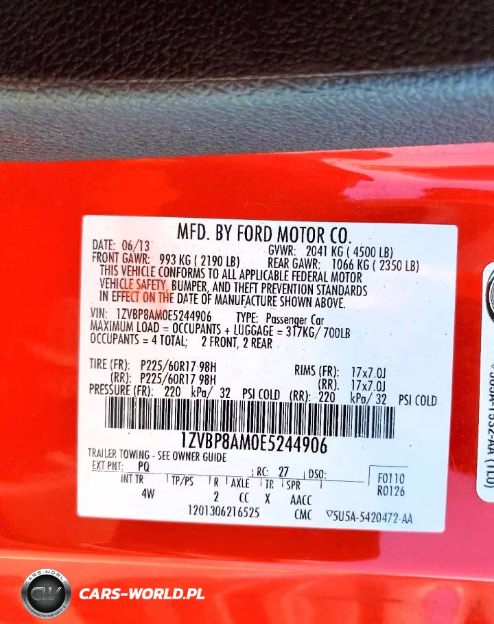 2014 Ford Mustang VIN:1ZVBP8AM0E5244906 - 13