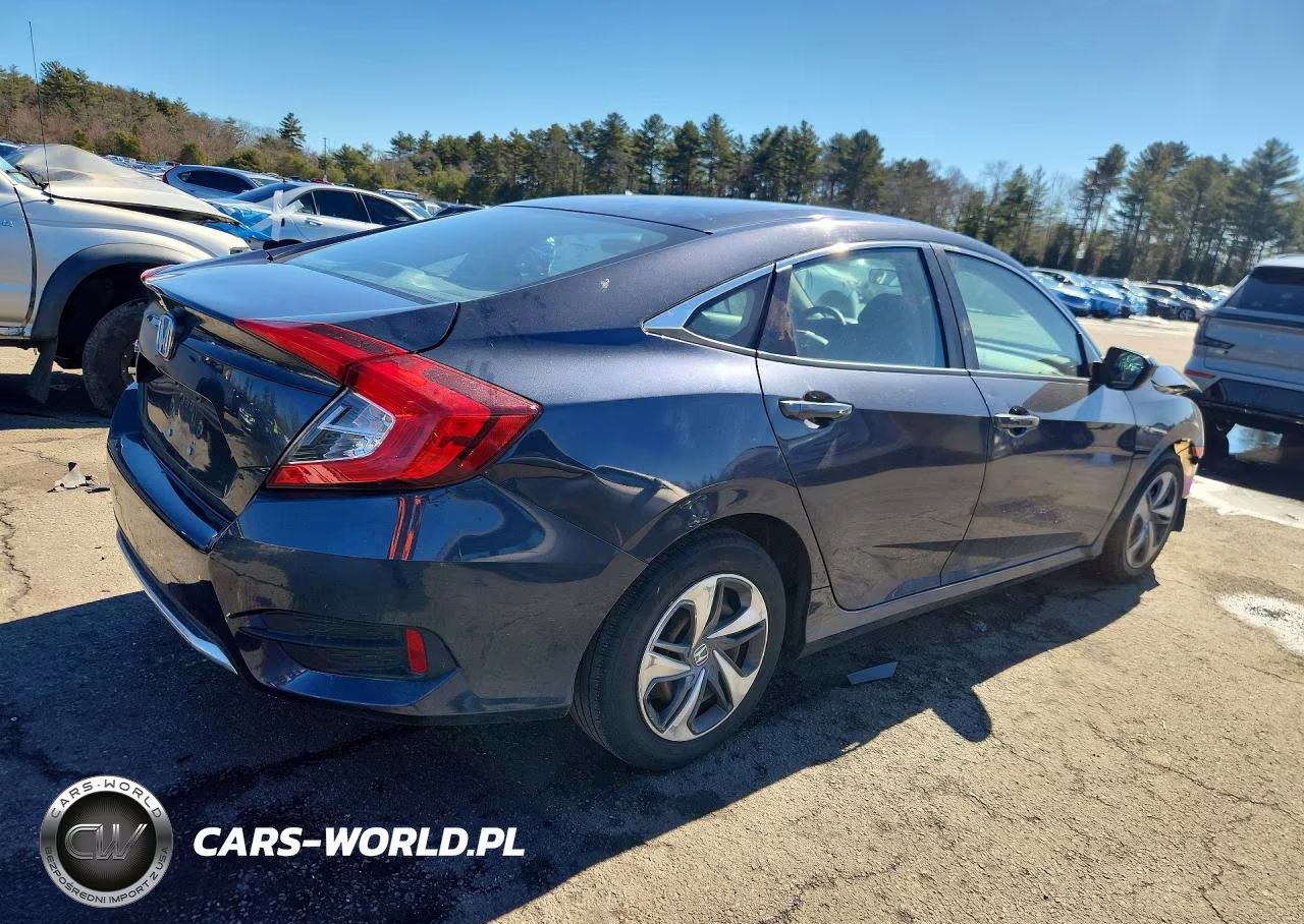 2019 Honda Civic Lx VIN:2HGFC2F69KH599358 - 3