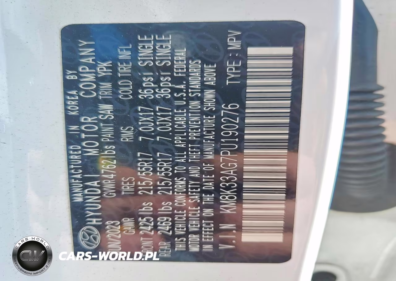 2023 Hyundai Kona Electric Se VIN:KM8K23AG1PU186890 - 12