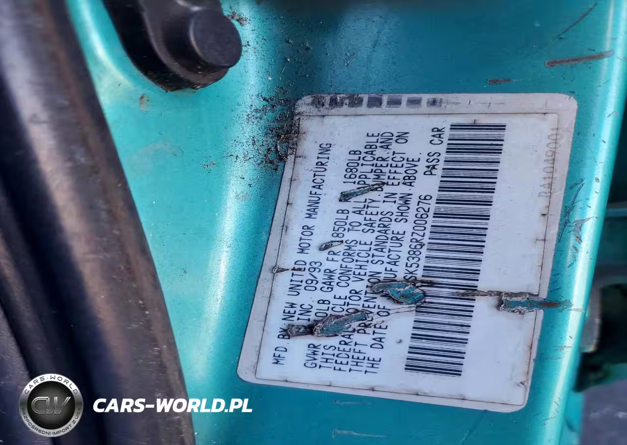 1994 Geo Prizm Lsi VIN:1Y1SK5386RZ006276 - 12