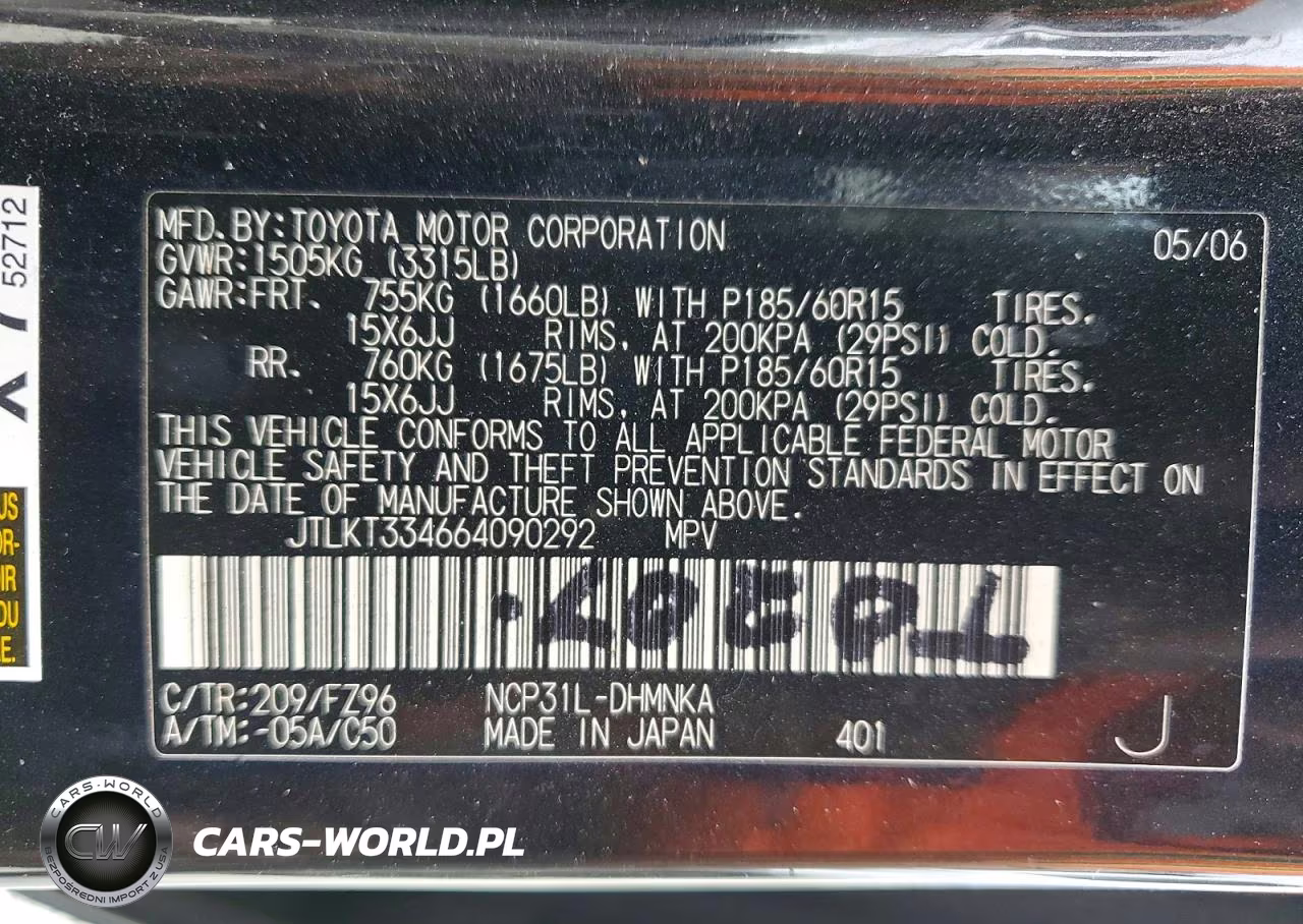2006 Scion Xb Base VIN:JTLKT334664090292 - 12