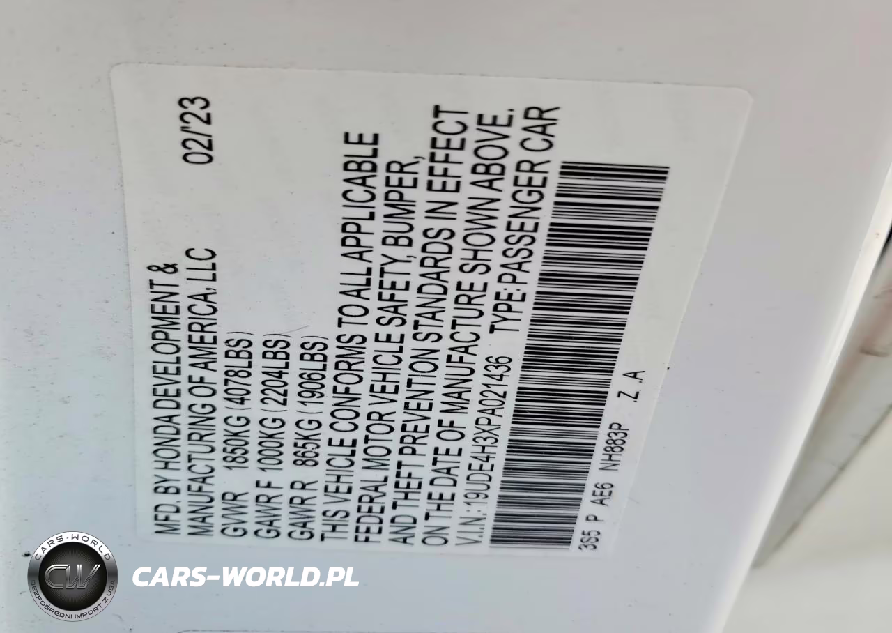 2023 Acura Integra A-Spec VIN:19UDE4H3XPA021436 - 12