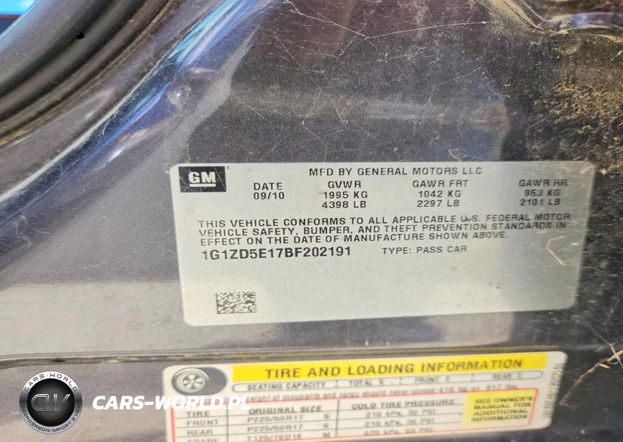 2011 Chevrolet Malibu 2Lt VIN:1G1ZD5E17BF202191 - 12