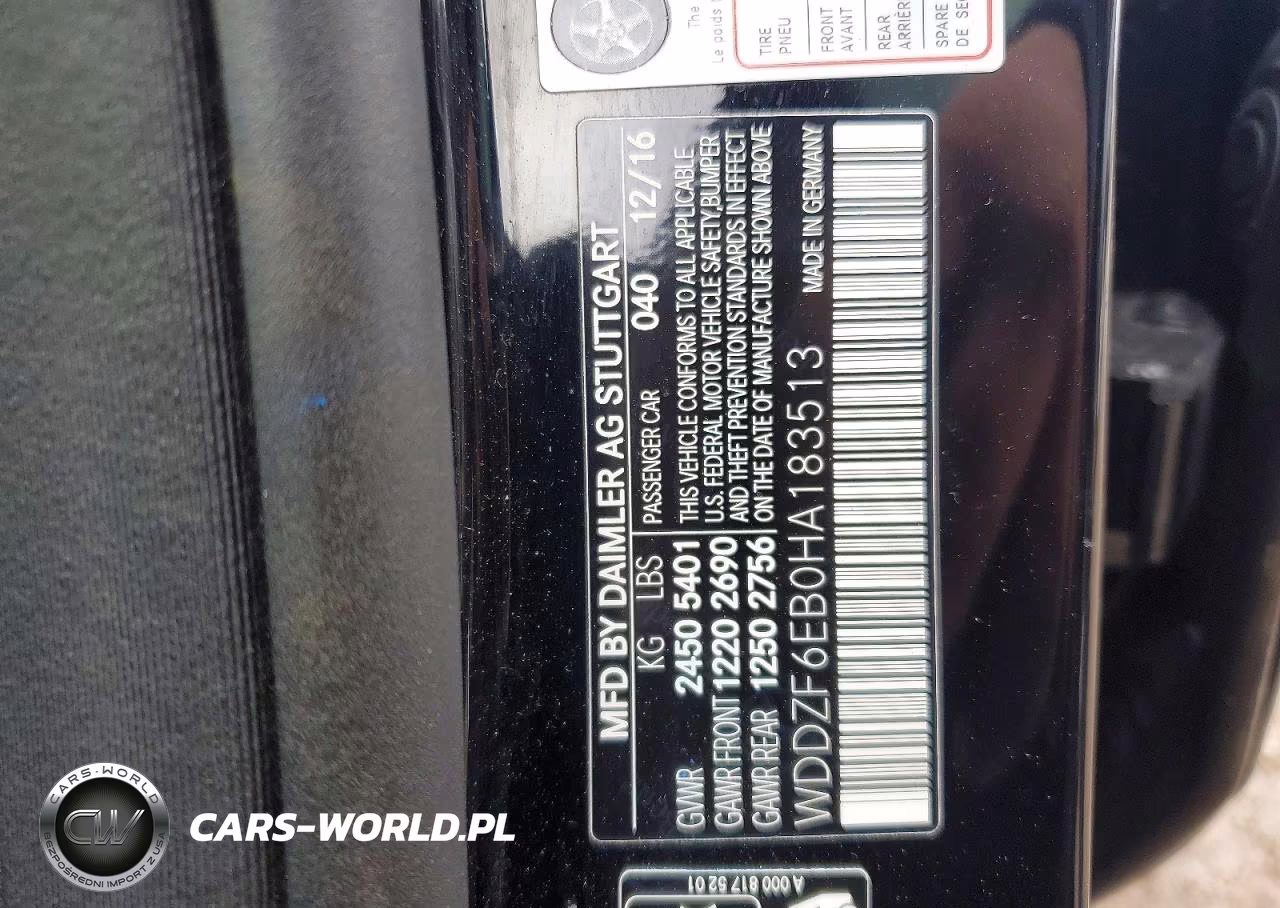 2017 Mercedes-Benz E 43 4Matic Amg VIN:WDDZF6EB0HA183513 - 13