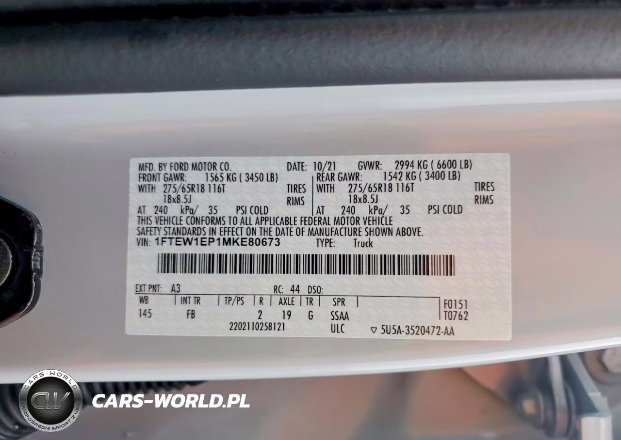 2021 Ford F150 Supercrew VIN:1FTEW1EP1MKE80673 - 12