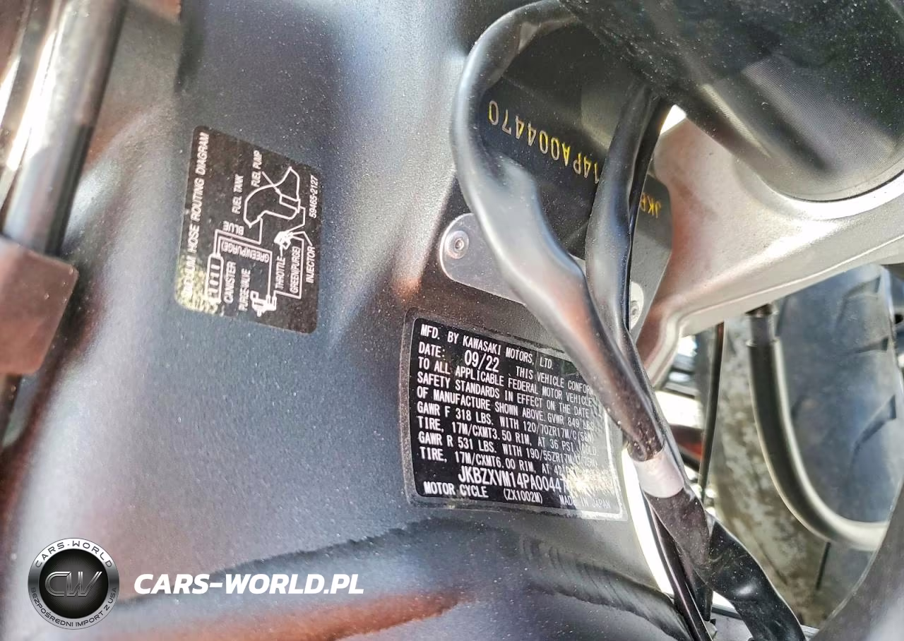 2023 Kawasaki Zx1002 M VIN:JKBZXVM14PA004470 - 9