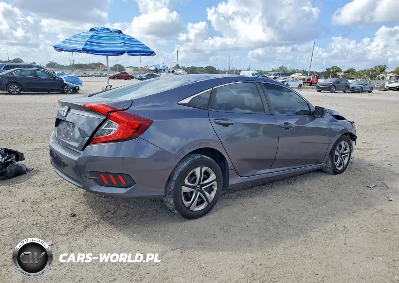 2017 Honda Civic Lx VIN:19XFC2F58HE034349 - 3
