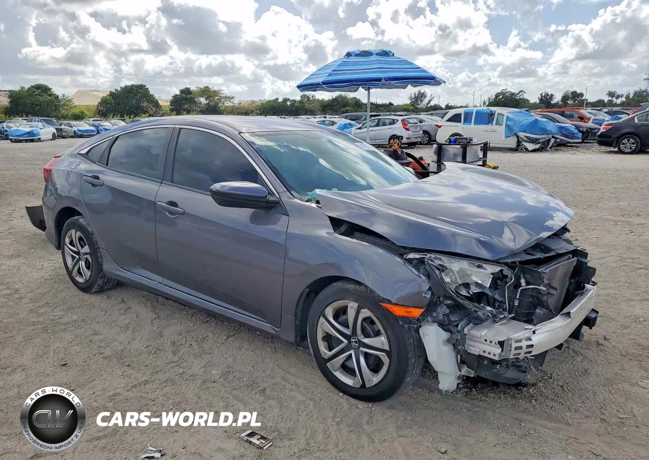 2017 Honda Civic Lx VIN:19XFC2F58HE034349 - 4