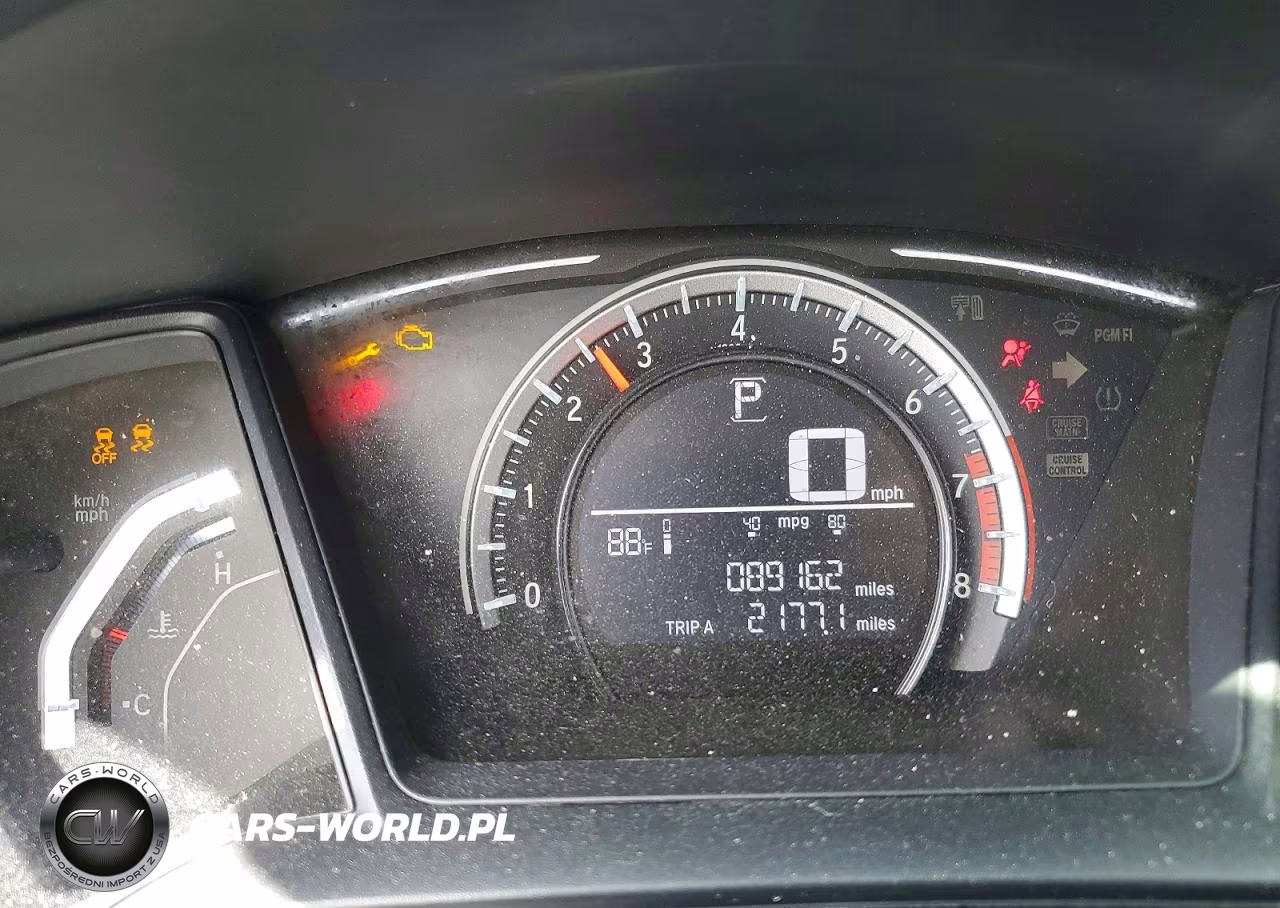 2017 Honda Civic Lx VIN:19XFC2F58HE034349 - 9