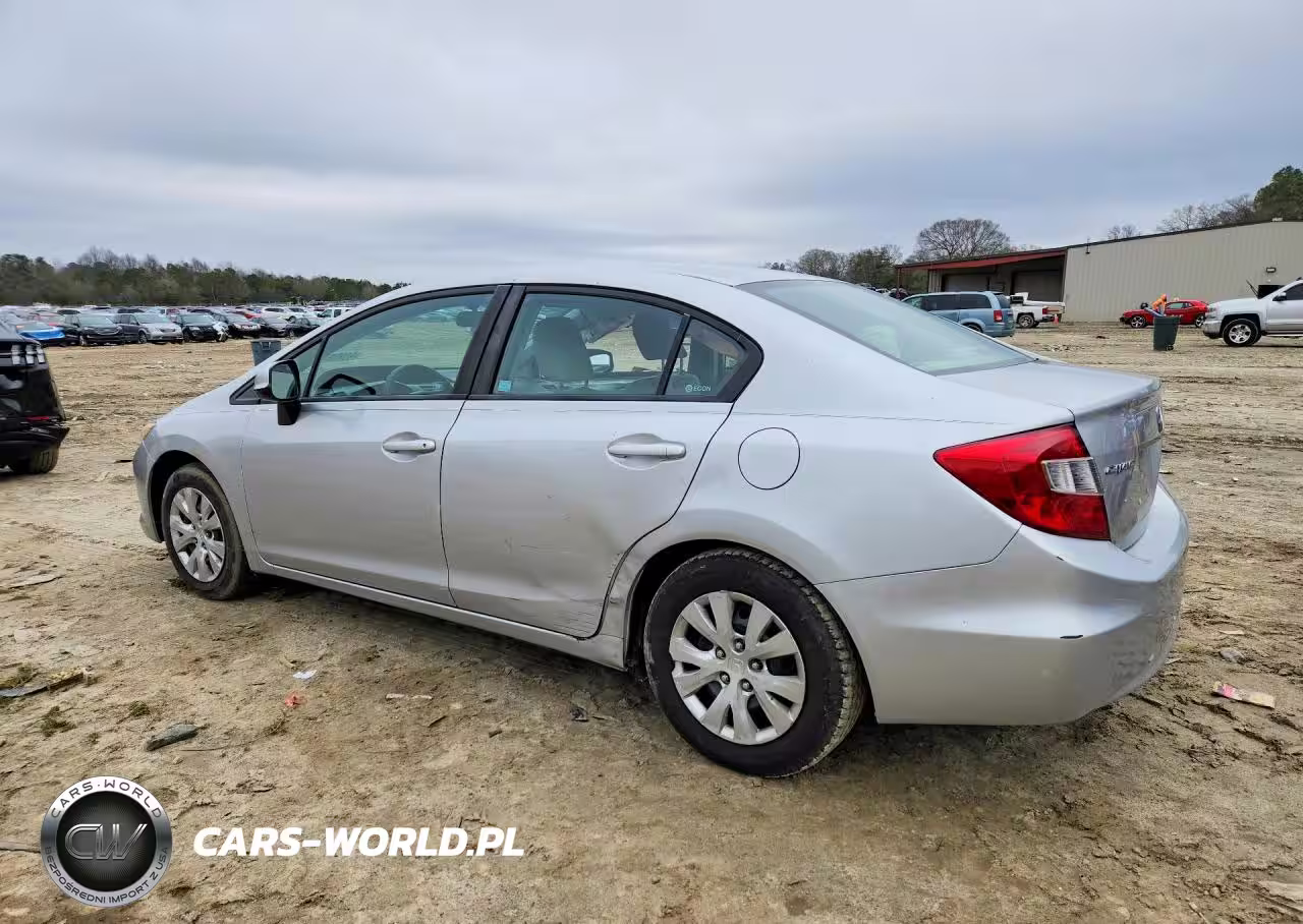 2012 Honda Civic Lx VIN:19XFB2F54CE343571 - 2