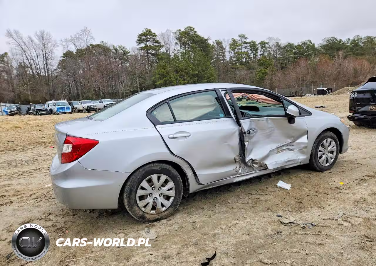 2012 Honda Civic Lx VIN:19XFB2F54CE343571 - 3