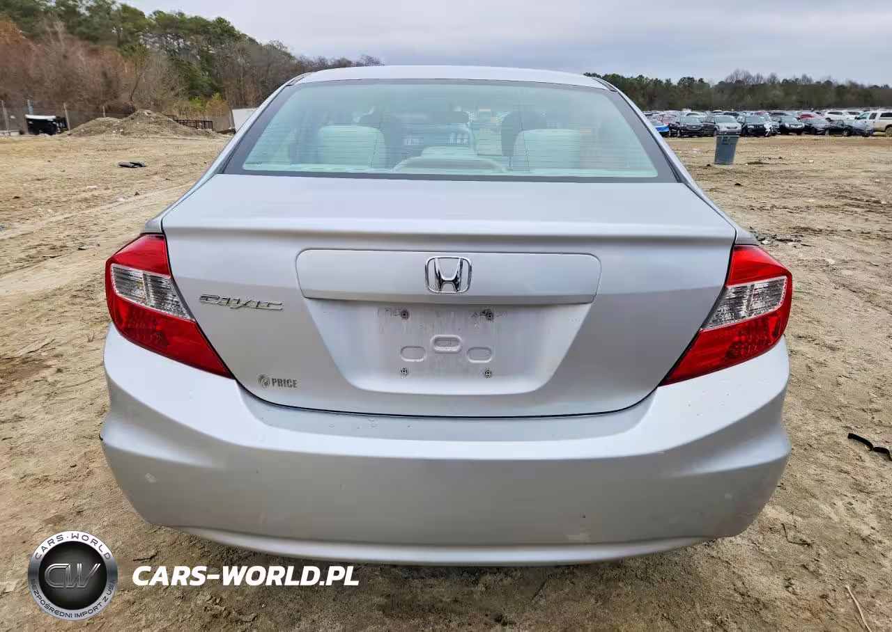 2012 Honda Civic Lx VIN:19XFB2F54CE343571 - 6