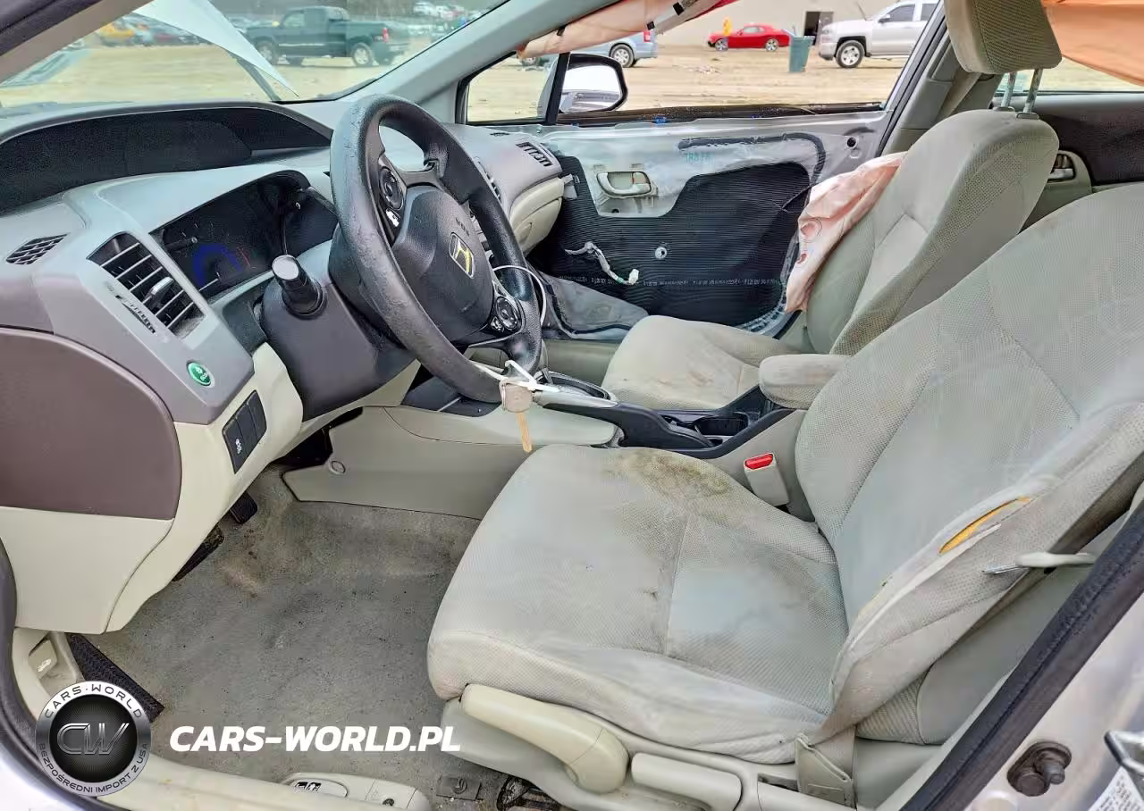 2012 Honda Civic Lx VIN:19XFB2F54CE343571 - 7