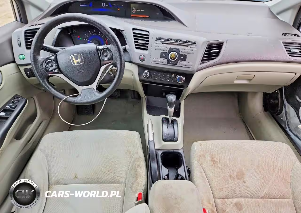 2012 Honda Civic Lx VIN:19XFB2F54CE343571 - 8