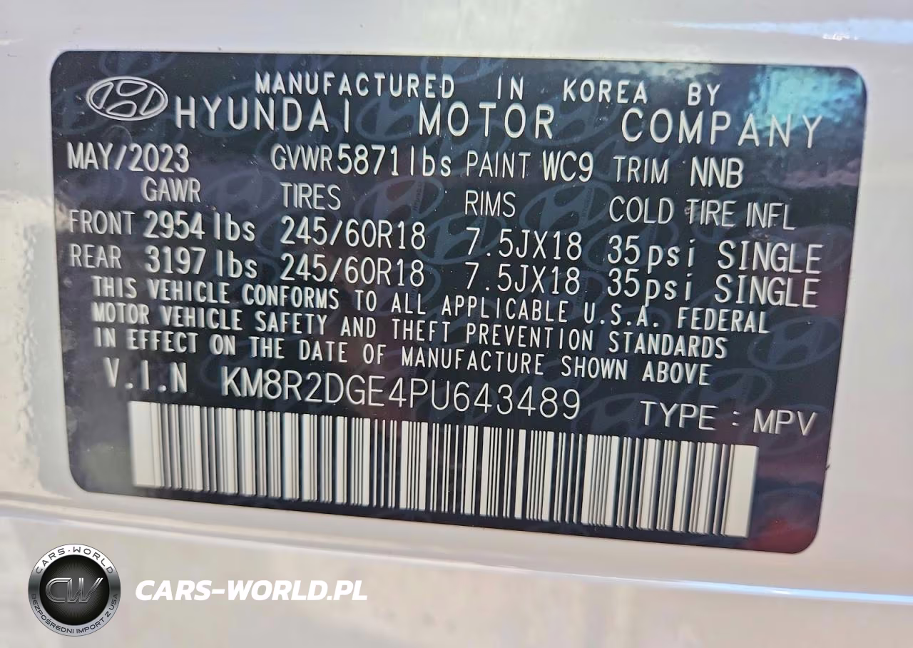 2023 Hyundai Palisade Sel VIN:KM8R2DGE4PU643489 - 13