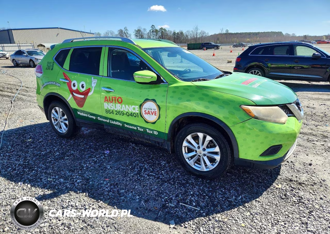 2015 Nissan Rogue Sv VIN:KNMAT2MT2FP553969 - 4