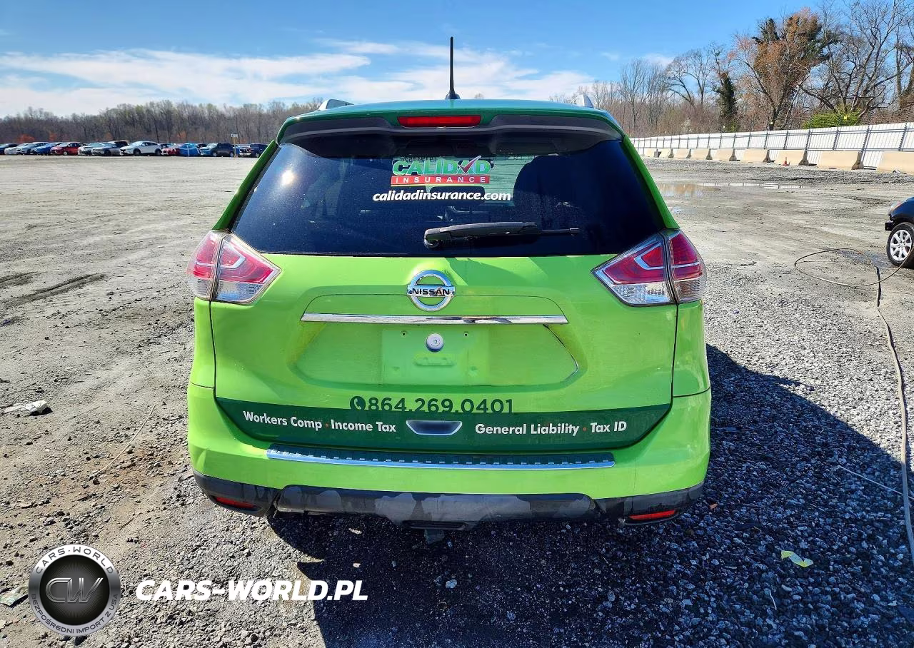 2015 Nissan Rogue Sv VIN:KNMAT2MT2FP553969 - 6