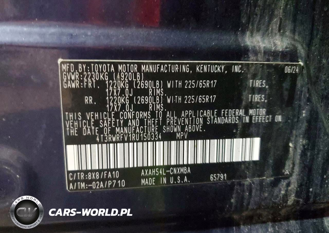 2024 Toyota Rav4 Hybrid Xle VIN:4T3RWRFV1RU150334 - 13