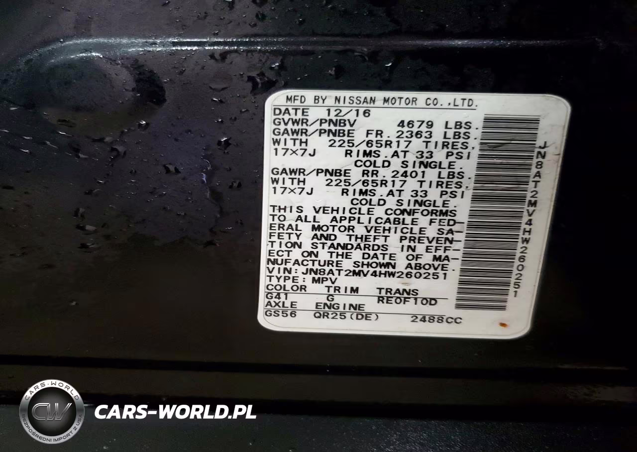 2017 Nissan Rogue S VIN:JN8AT2MV4HW260251 - 13