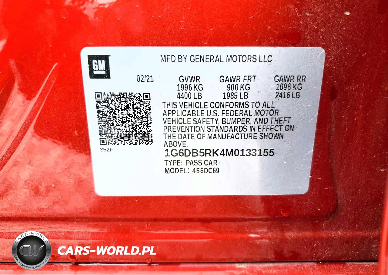 2021 Cadillac Ct4 Premium Luxury VIN:1G6DB5RK4M0133155 - 12