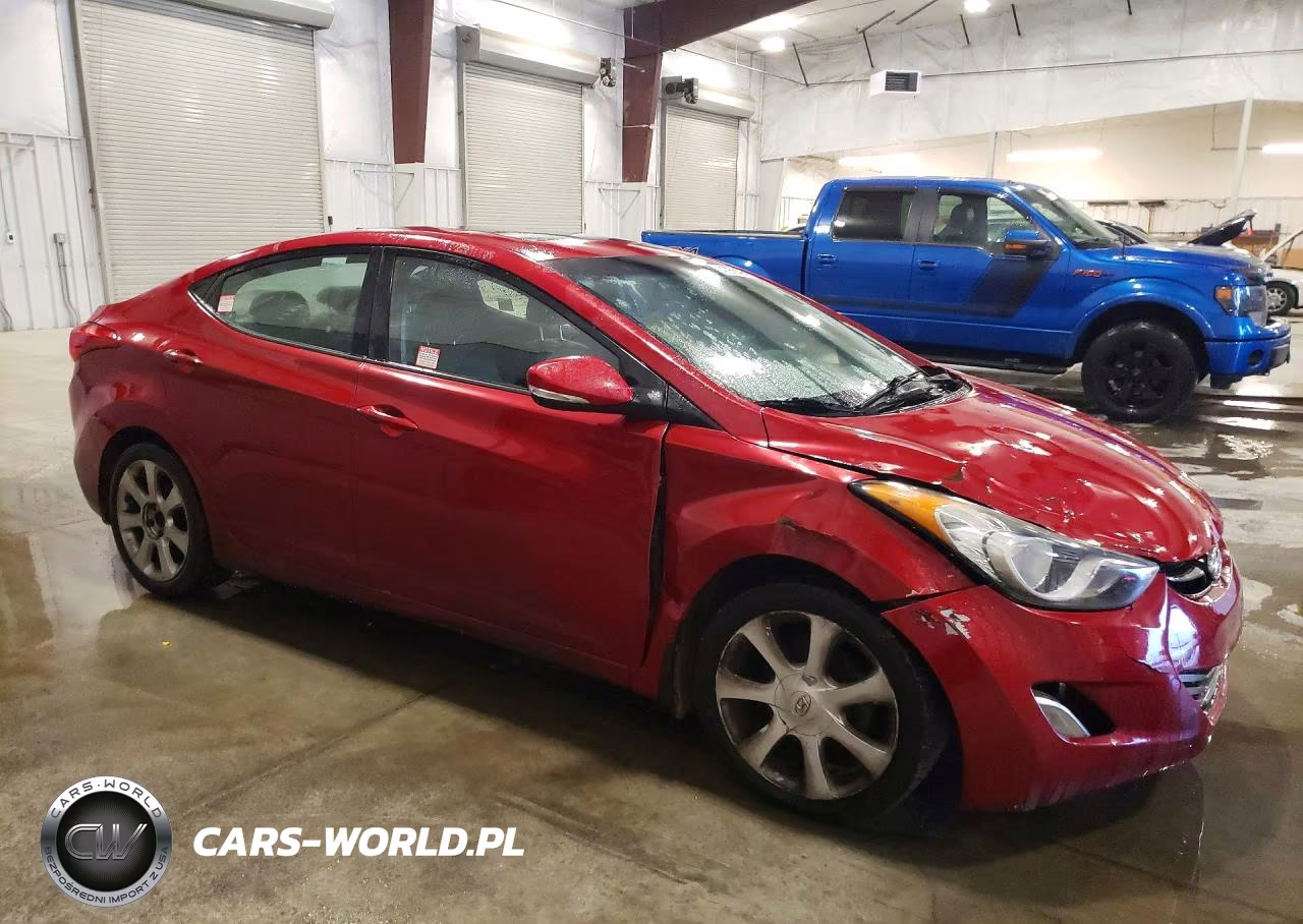 2013 Hyun Elantra VIN:KMHDH4AEXDU943115 - 4