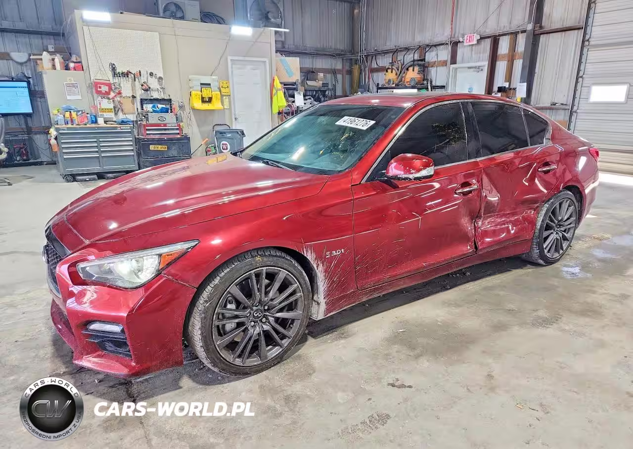 2016 Infiniti Q50 Red Sport 400