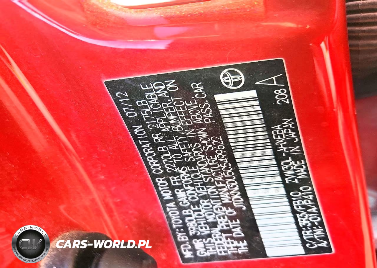 2012 Toyota Prius Two VIN:JTDKN3DU5C5499622 - 13