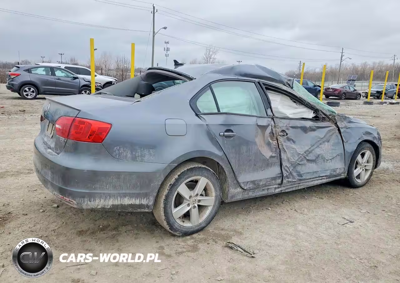2012 Volkswagen Jetta Tdi VIN:3VWLL7AJ9CM375047 - 3