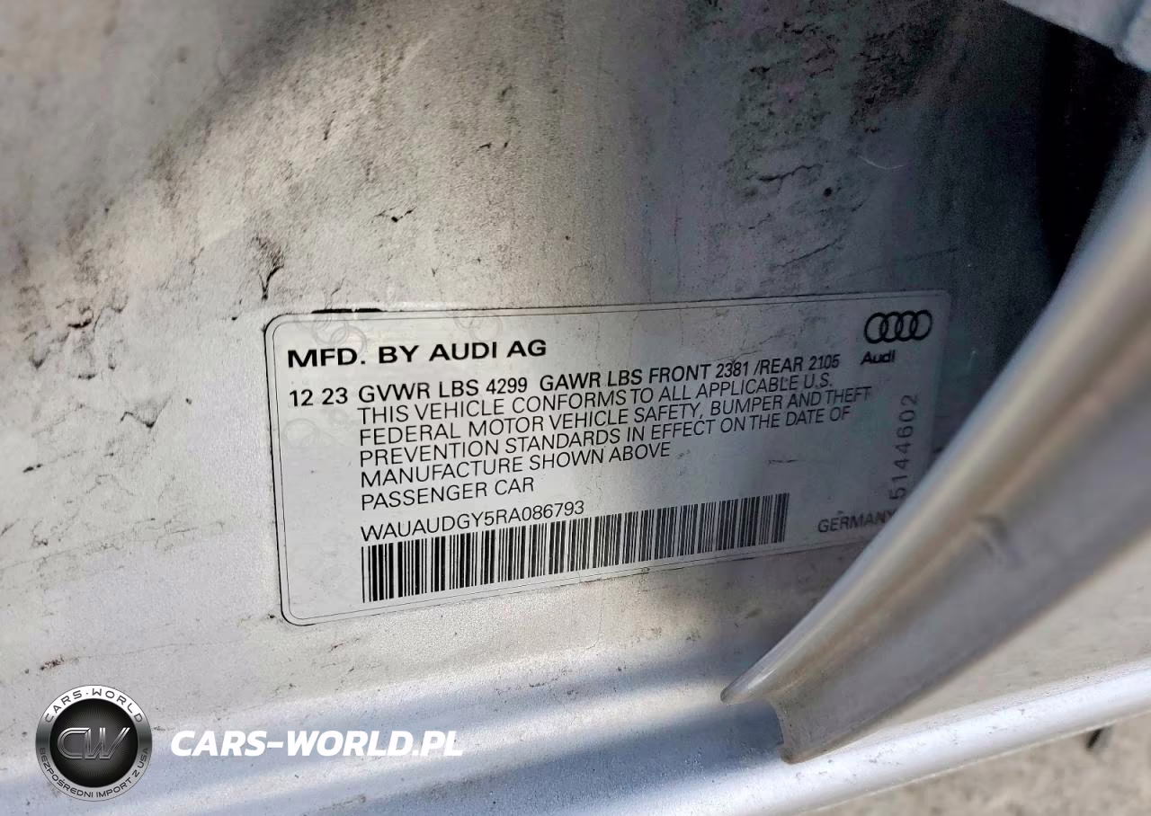 2024 Audi A3 Premium VIN:WAUAUDGY5RA086793 - 12
