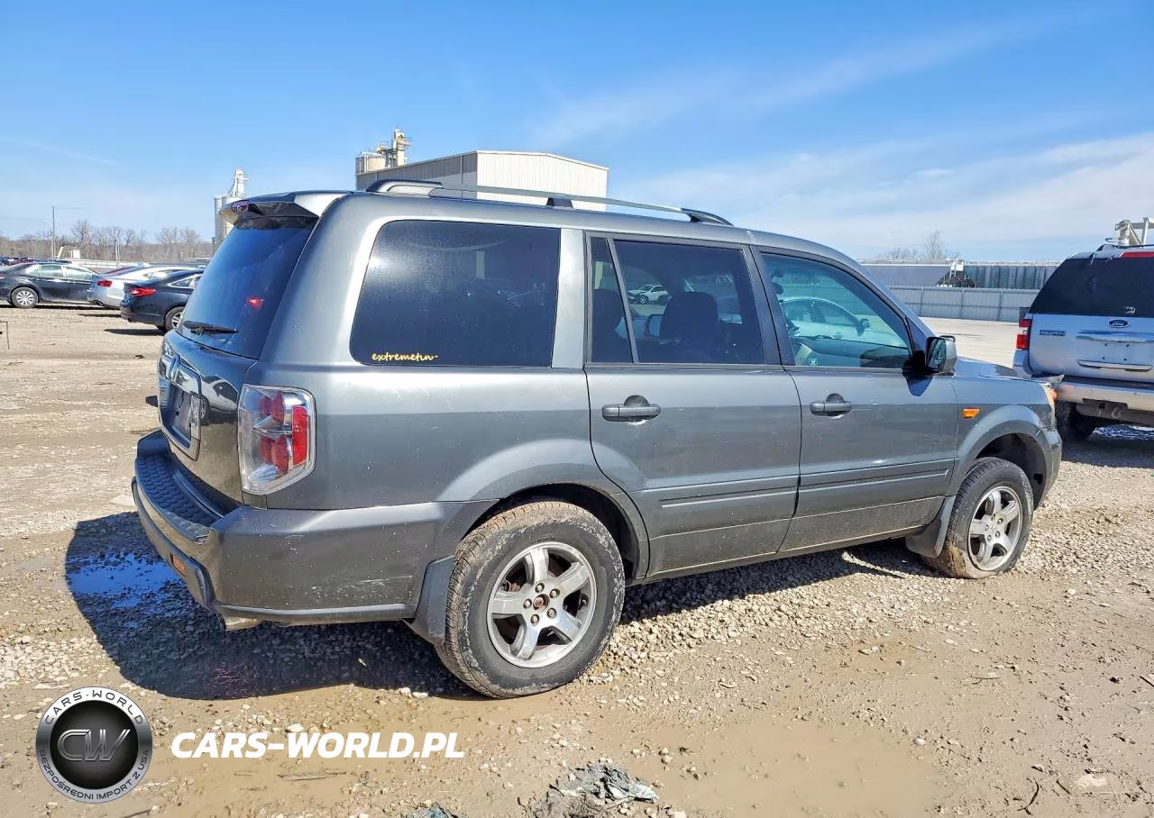 2007 Honda Pilot Ex VIN:5FNYF284X7B024743 - 3