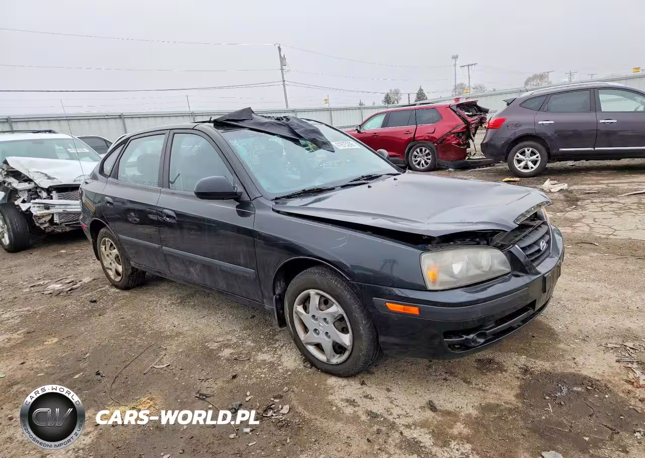 2006 Hyundai Elantra Gls VIN:KMHDN56D66U190331 - 4