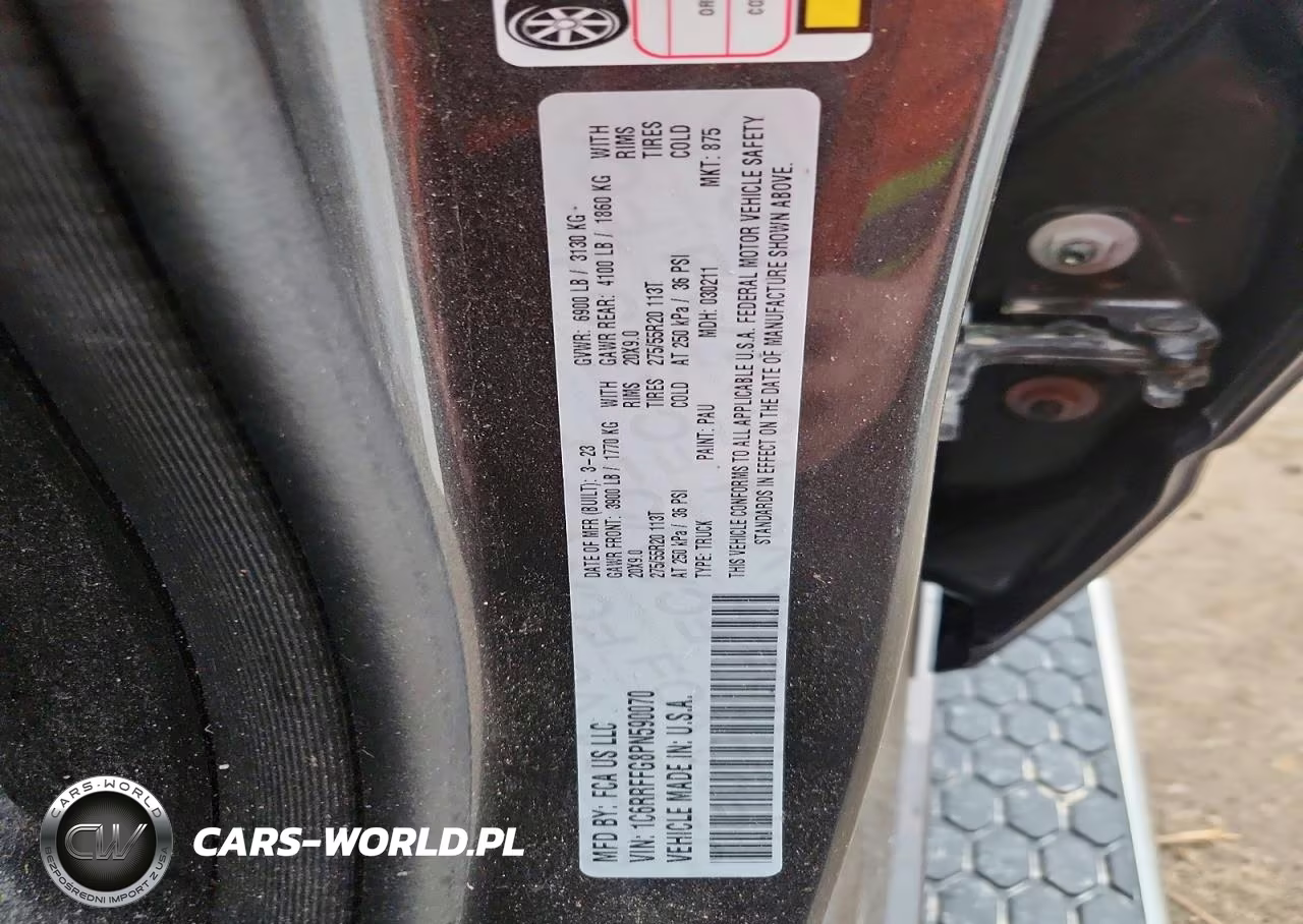 2023 Ram 1500 Big Horn VIN:1C6RRFFG8PN590070 - 12