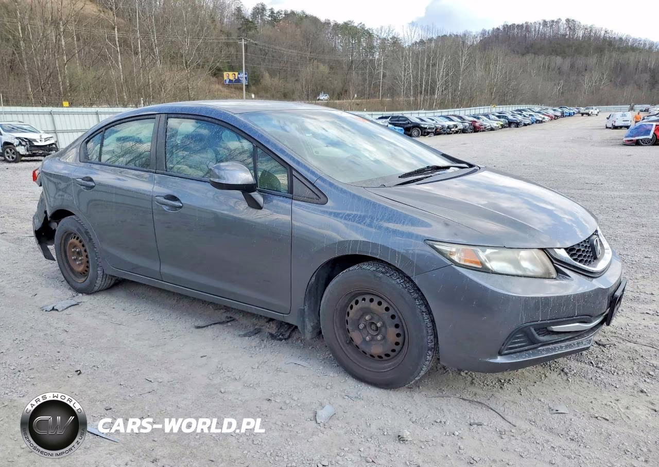 2013 Honda Civic Lx VIN:19XFB2F53DE004138 - 4