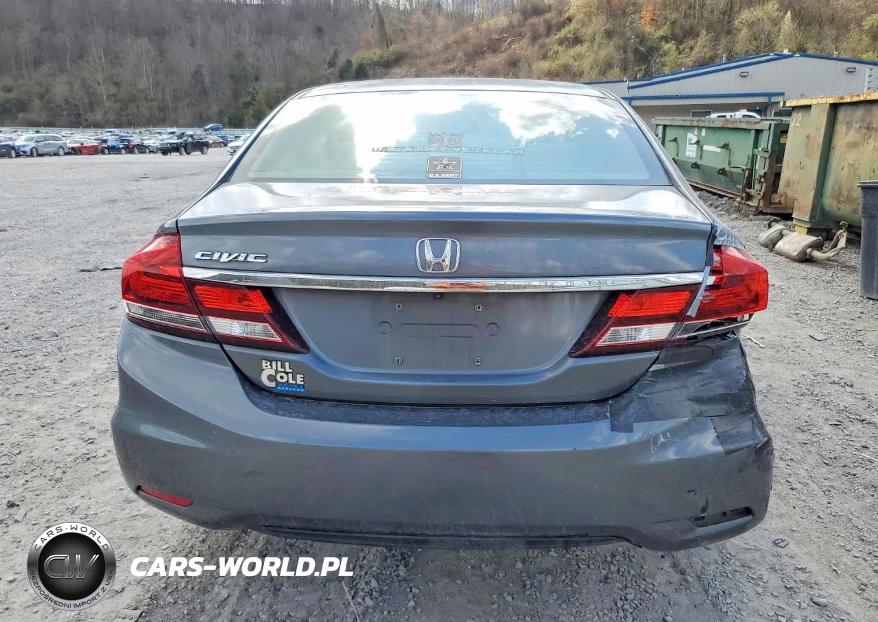 2013 Honda Civic Lx VIN:19XFB2F53DE004138 - 6