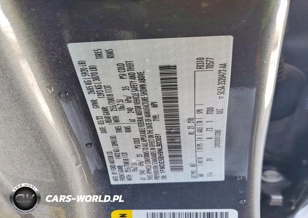 2022 Ford Bronco Base VIN:1FMDE5BH9NLB03051 - 13