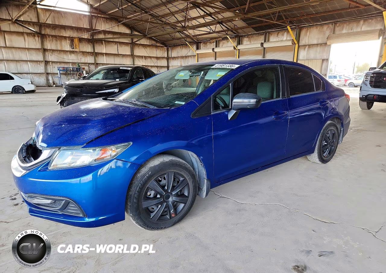 2014 Honda Civic Lx VIN:19XFB2F55EE023873 - 1