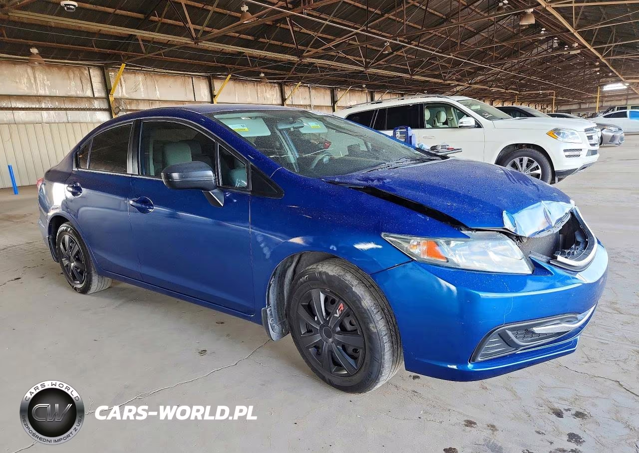 2014 Honda Civic Lx VIN:19XFB2F55EE023873 - 4