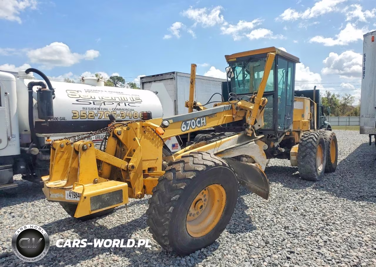 2002 John Deere 670Ch Grader VIN:DW670CH590220 - 2