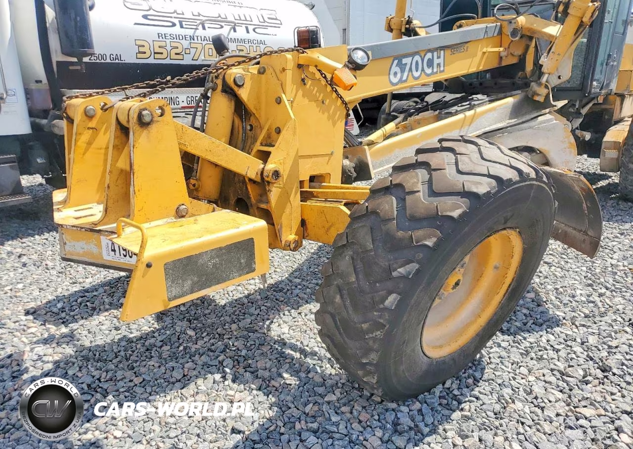 2002 John Deere 670Ch Grader VIN:DW670CH590220 - 9