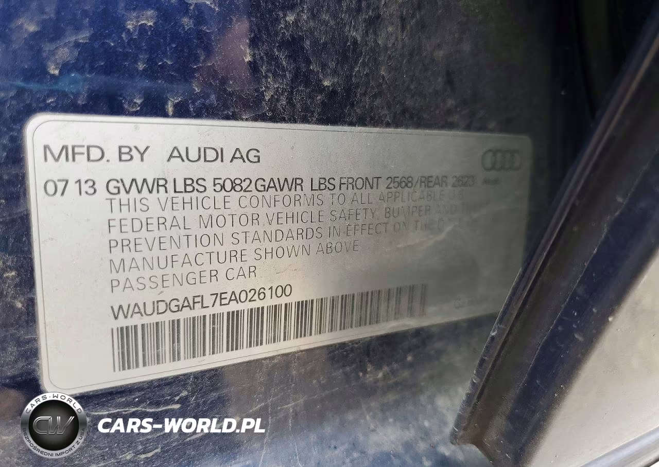 2014 Audi S4 Premium Plus VIN:WAUDGAFL7EA026100 - 12