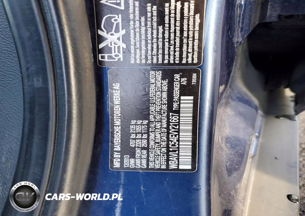 2014 BMW X1 xDrive28I VIN:WBAVL1C54EVY21667 - 12