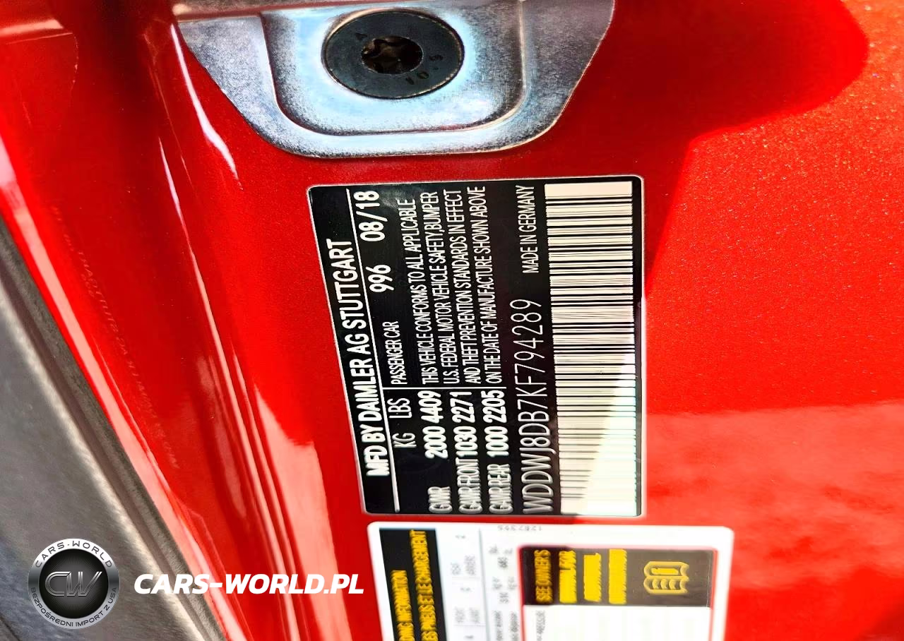 2019 Mercedes-Benz C 300 VIN:WDDWJ8DB7KF794289 - 12