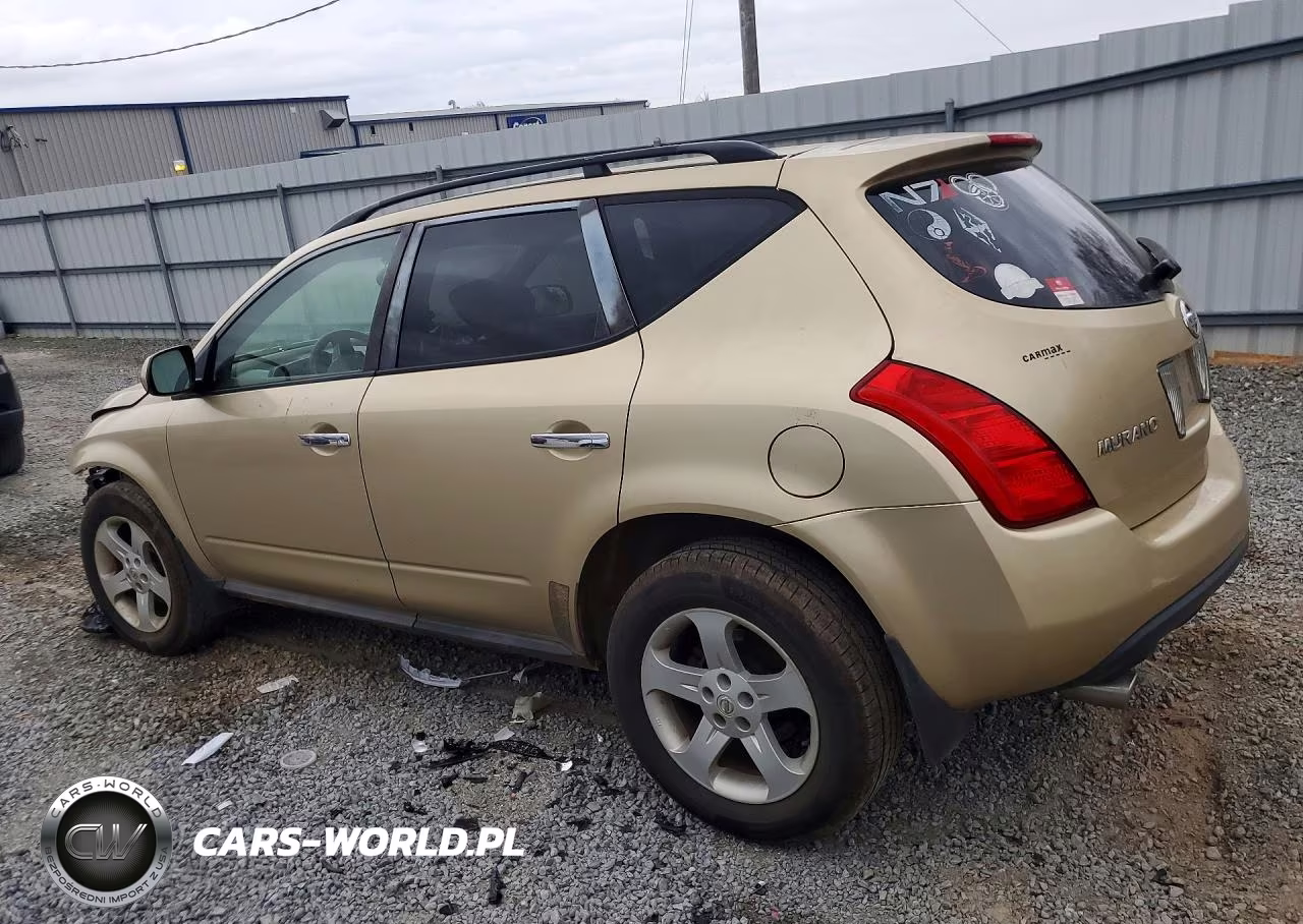 2003 Nissan Murano Sl VIN:JN8AZ08W83W204411 - 2