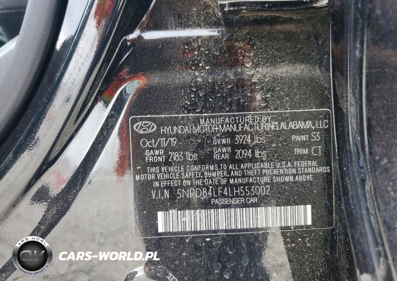 2020 Hyundai Elantra Sel VIN:5NPD84LF4LH553002 - 12