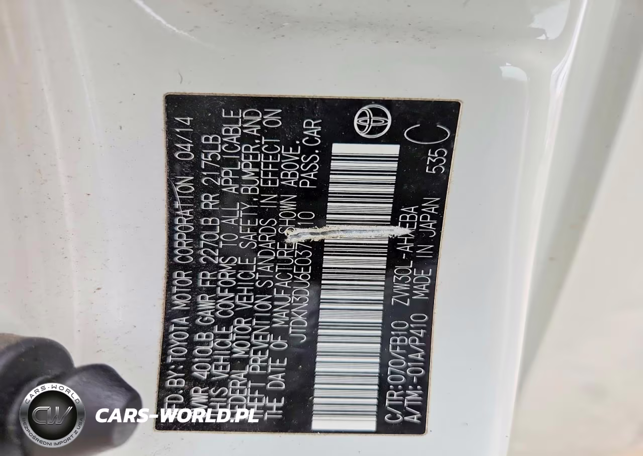 2014 Toyota Prius Three VIN:JTDKN3DU6E0375410 - 13